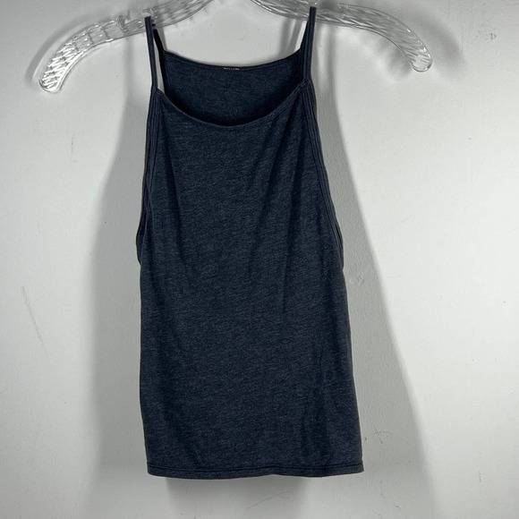 Lululemon High Neck Cross Back Sleeveless Crop Top Gray 4 NWOT - Picture 10 of 13